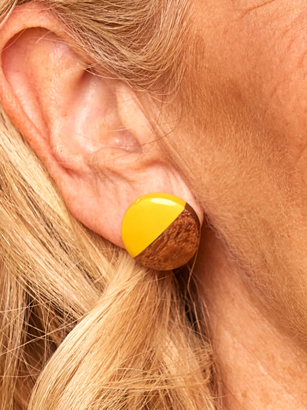 HAFEZ EARRINGS YELLOW