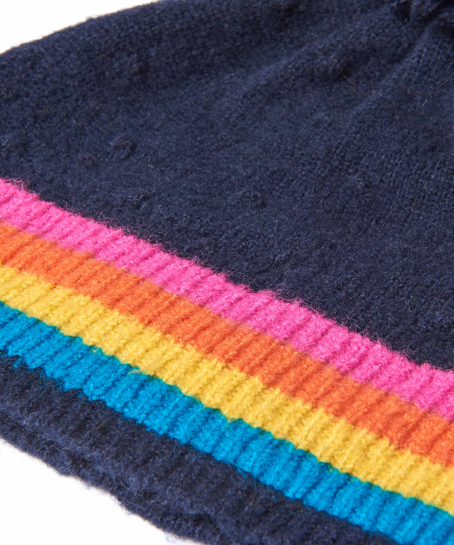 BEIRA HAT INDIGO RAINBOW
