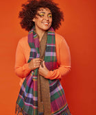 CHAFFINCH SCARF KALE GREEN MULTI