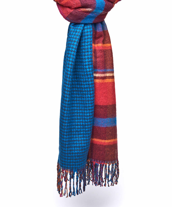 CHAFFINCH SCARF ZINFANDEL RED MULTI