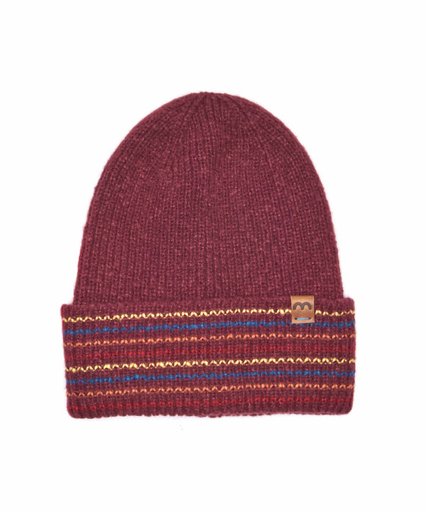 CHAFFINCH HAT ZINFANDEL RED MULTI
