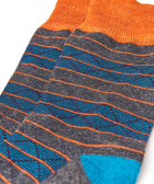 CHRISTMAS SOCK BOX FOR HIM TREE TERRACOTTA STRIPE