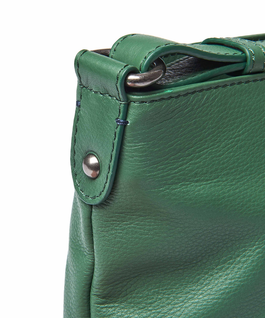 COTLEY JUNIPER GREEN LEATHER