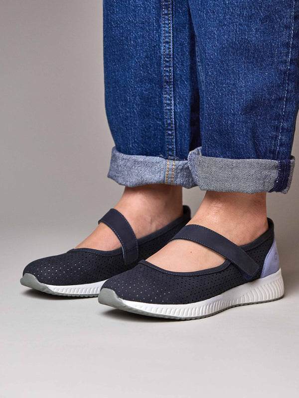 AMARA INDIGO NUBUCK