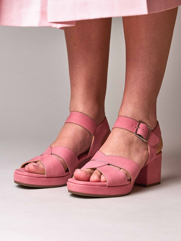 ARANIKO CORAL PINK NUBUCK