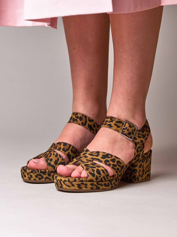 ARANIKO LEOPARD PRINT SUEDE