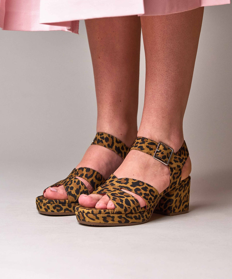 ARANIKO LEOPARD PRINT SUEDE