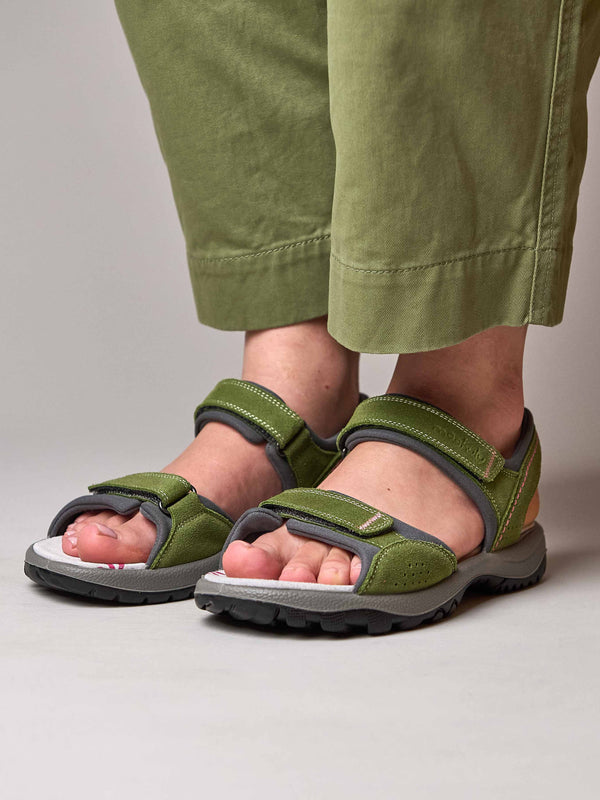 AVON LICHEN GREEN SUEDE