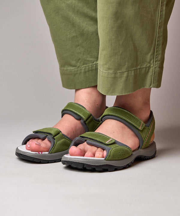 AVON LICHEN GREEN SUEDE