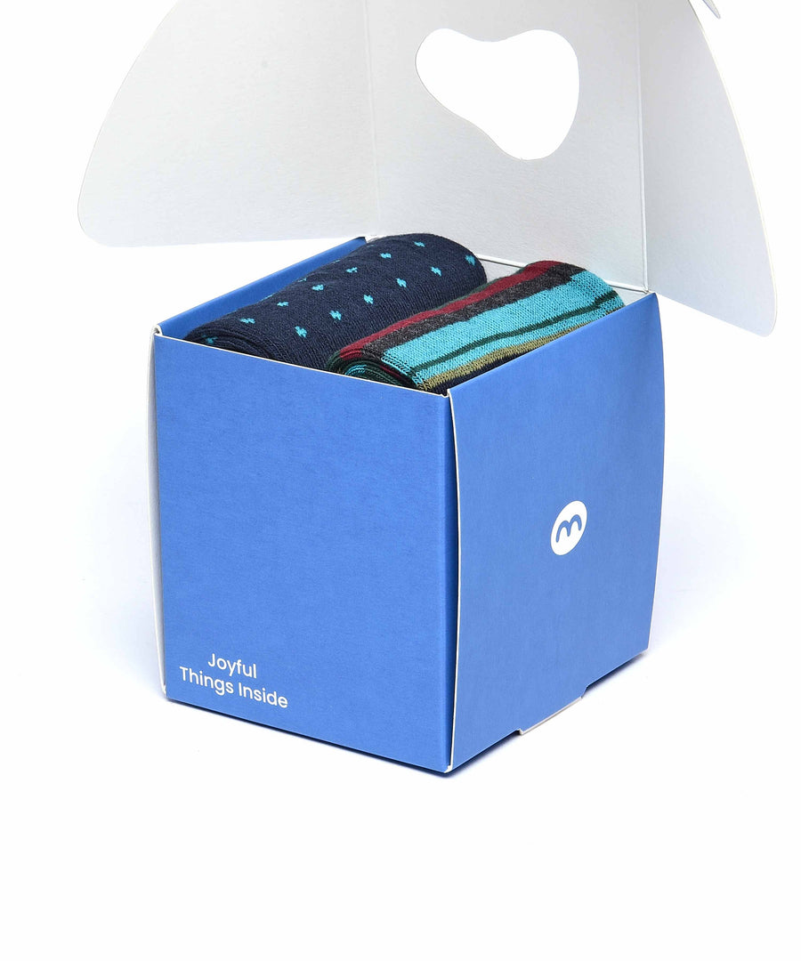 CLAMBER SOCK BOX NAVY
