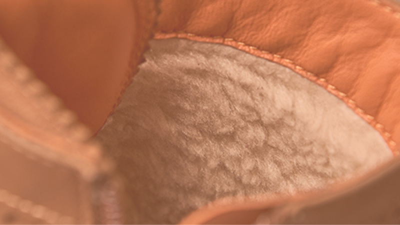 Cosy lining for cold days