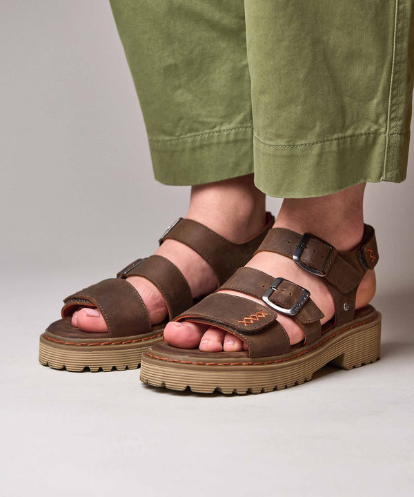 DIANTHA BROWN WAXY LEATHER