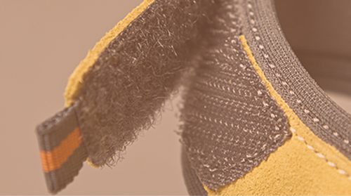 Easy touch-fastening strap