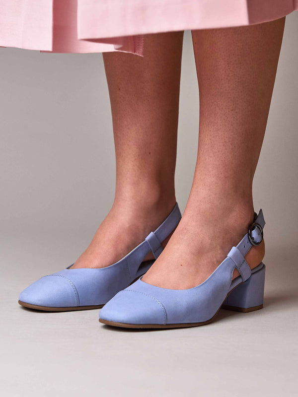 EMIKO CORNFLOWER BLUE NUBUCK