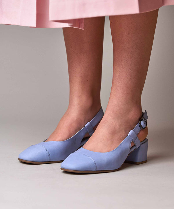 EMIKO CORNFLOWER BLUE NUBUCK