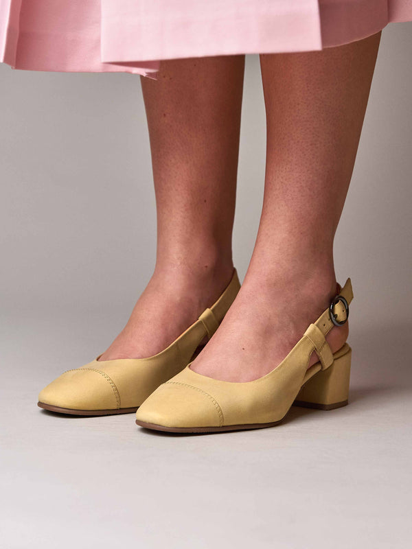 EMIKO PRIMROSE YELLOW NUBUCK