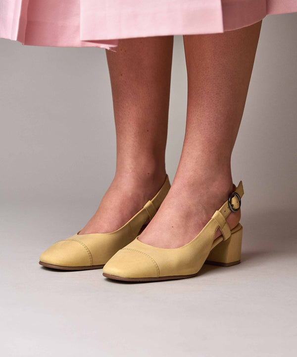 EMIKO PRIMROSE YELLOW NUBUCK