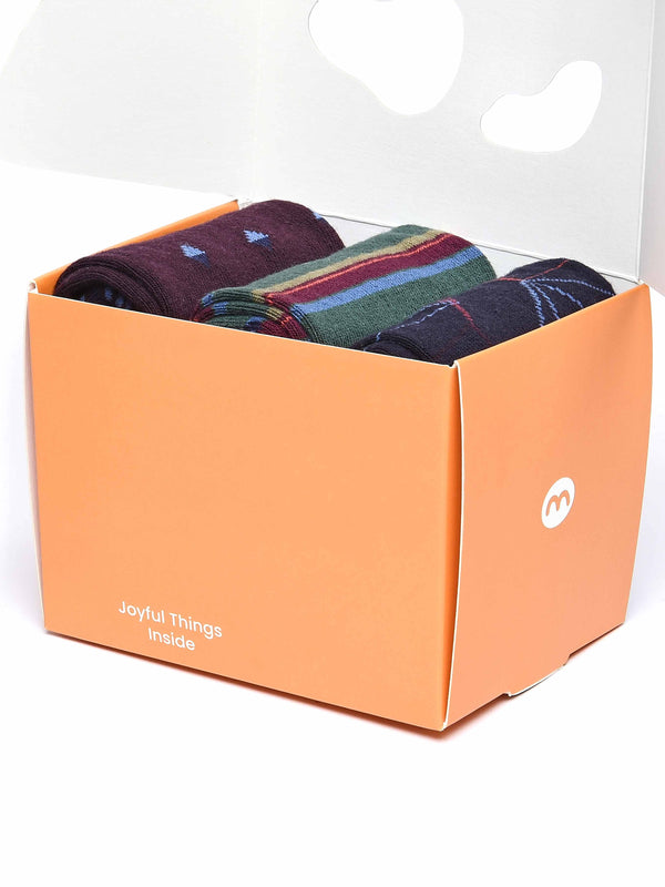 FOOTPATH SOCK BOX PINE GREEN