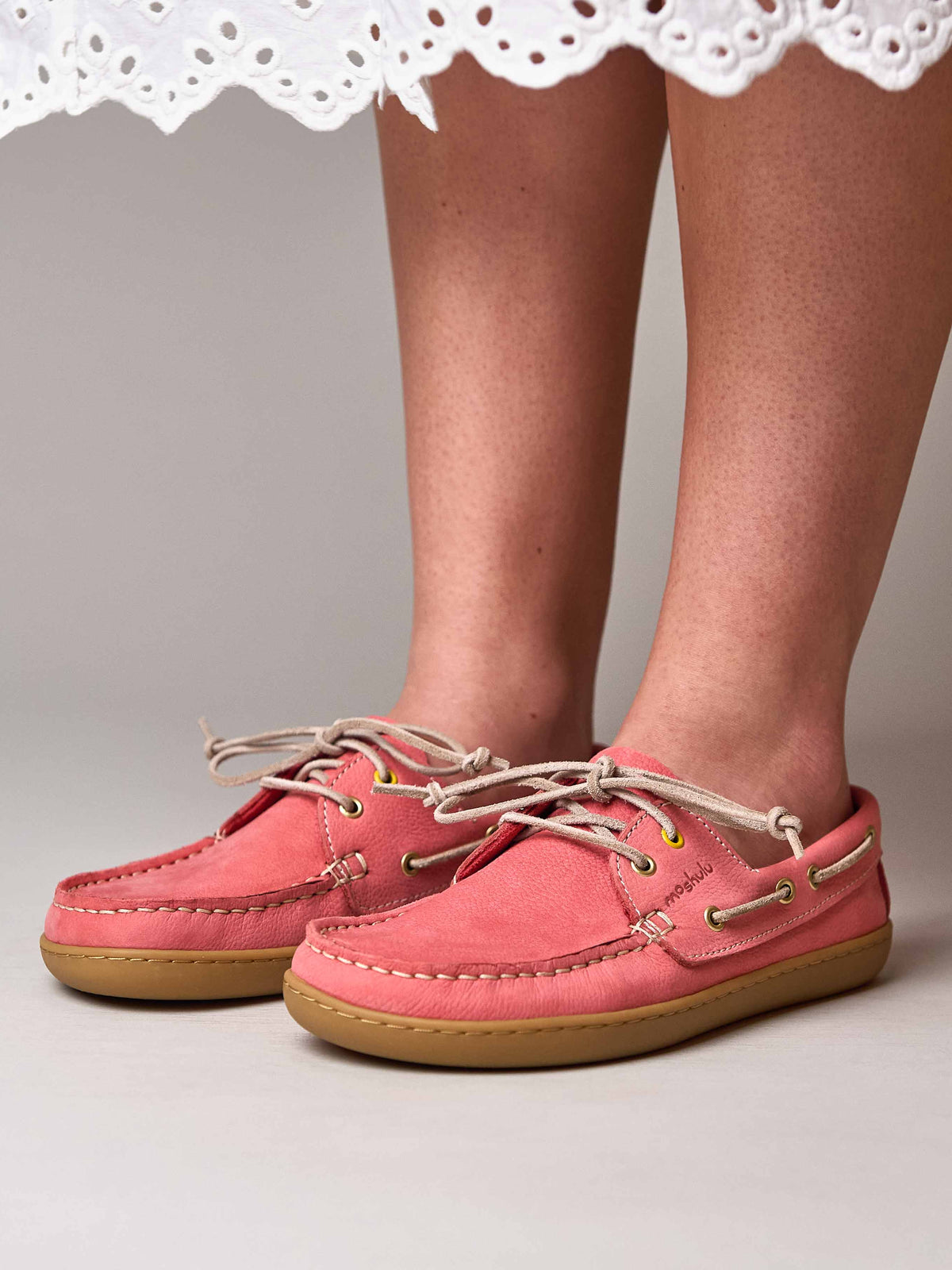 FOWEY CORAL PINK NUBUCK