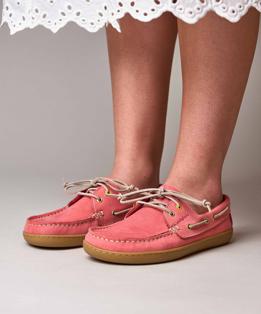 FOWEY CORAL PINK NUBUCK