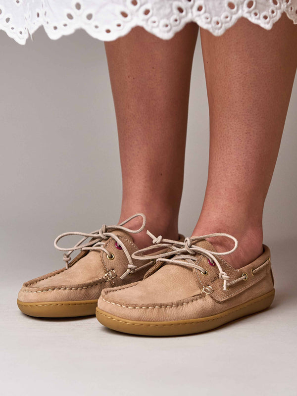 FOWEY LIGHT SAND NUBUCK