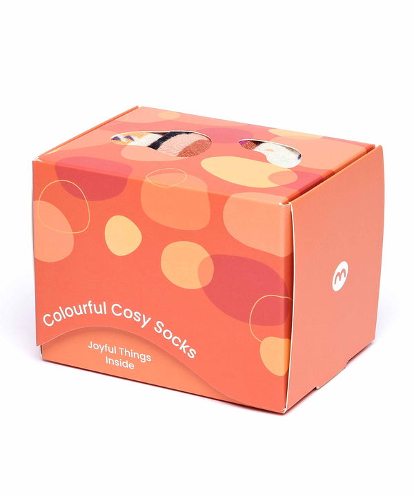 FRITILLARY SOCK BOX CREAM