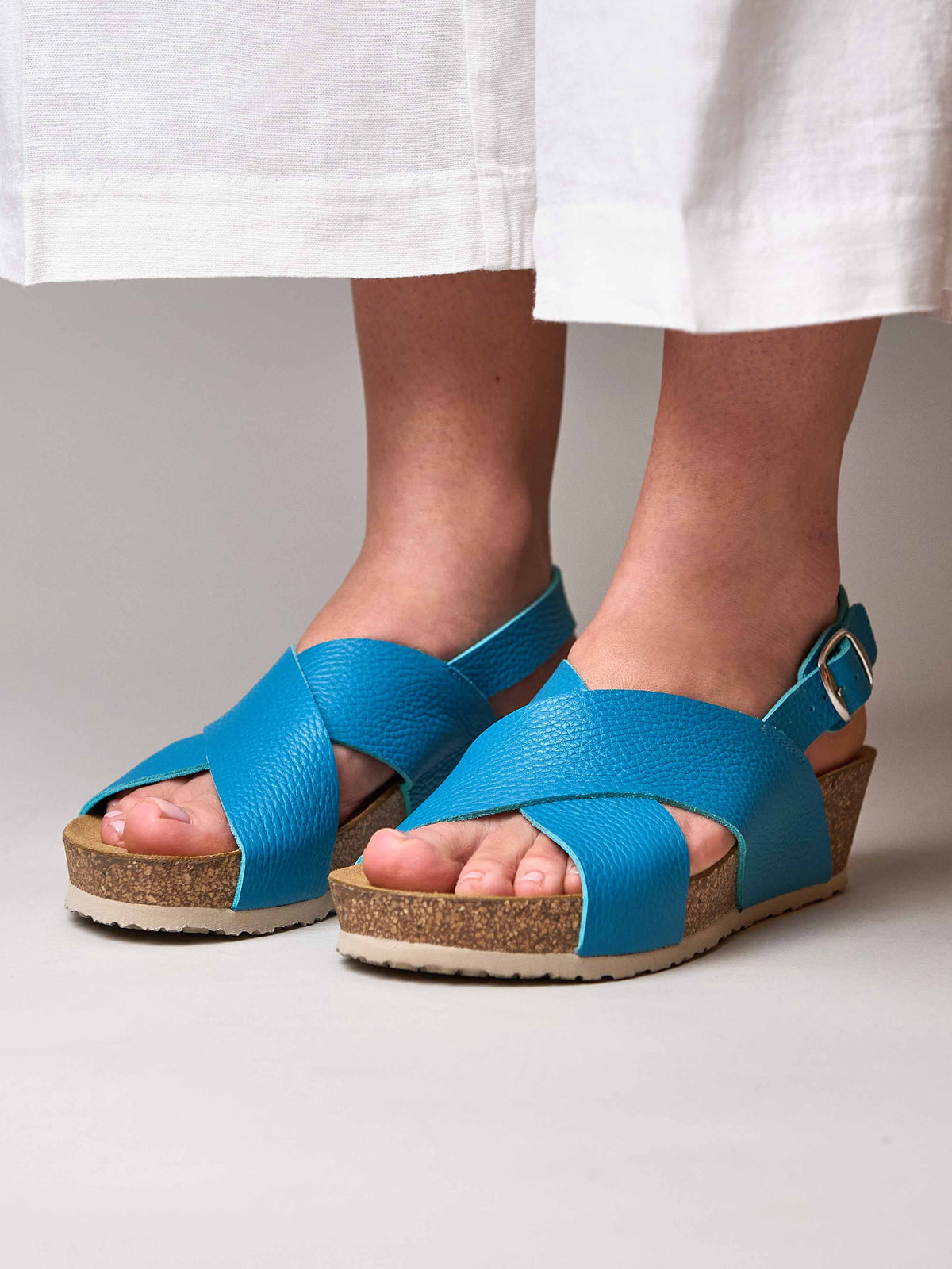 HARLYN MARINE TEAL LEATHER