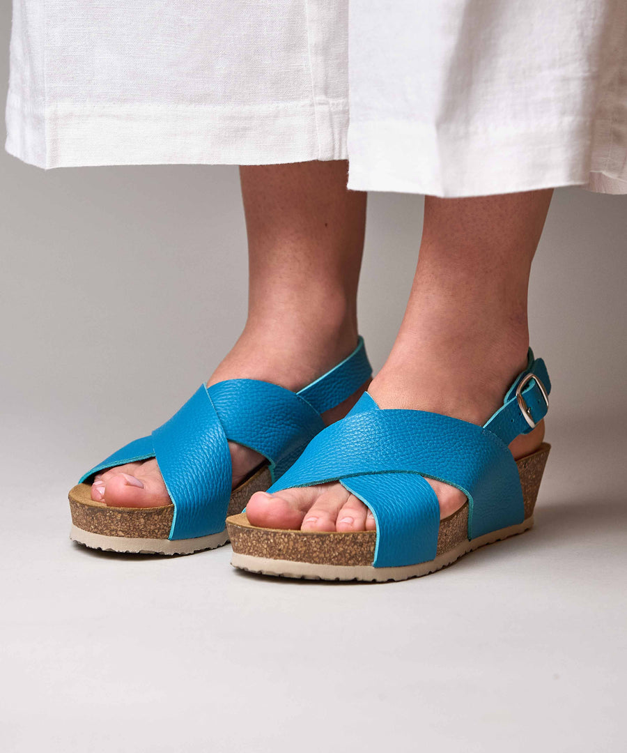 HARLYN MARINE TEAL LEATHER