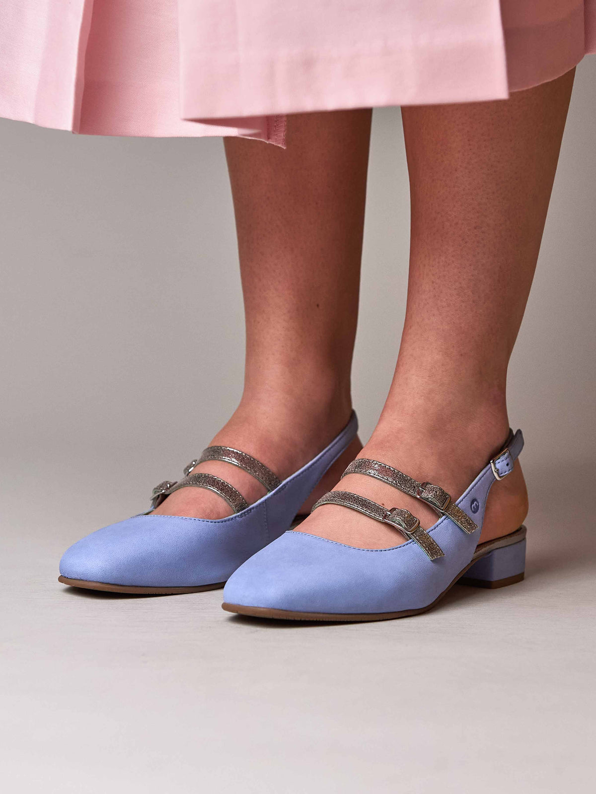 HARUKA CORNFLOWER BLUE NUBUCK