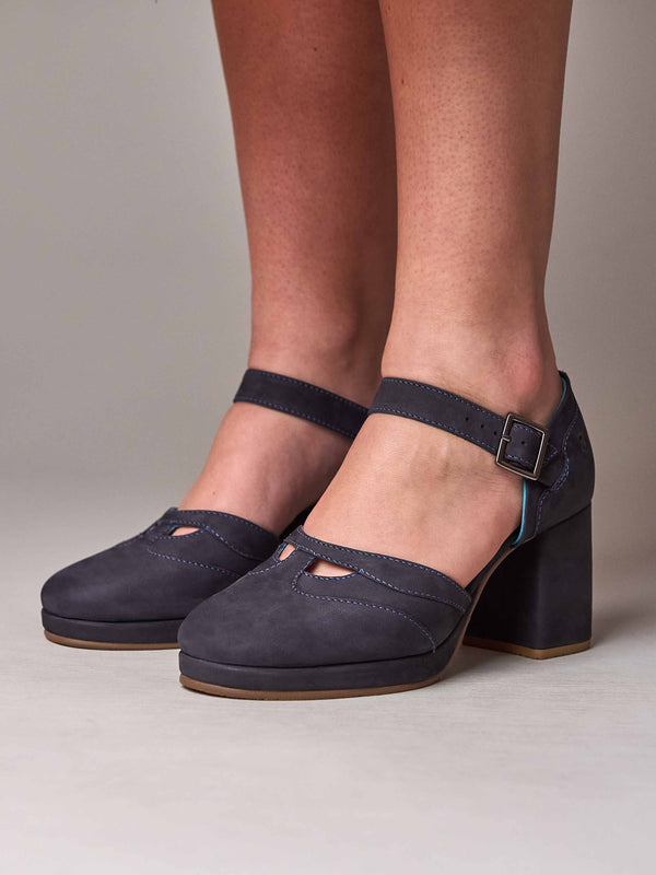 HAZUMI INDIGO NUBUCK