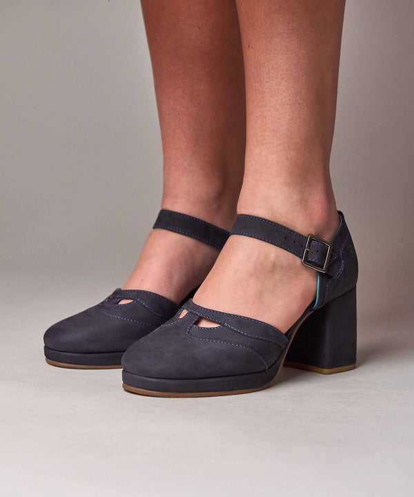 HAZUMI INDIGO NUBUCK