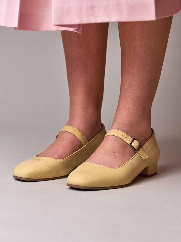 HEBEI PRIMROSE YELLOW NUBUCK