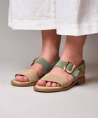 HEDDON DARK SAGE/SAND SUEDE