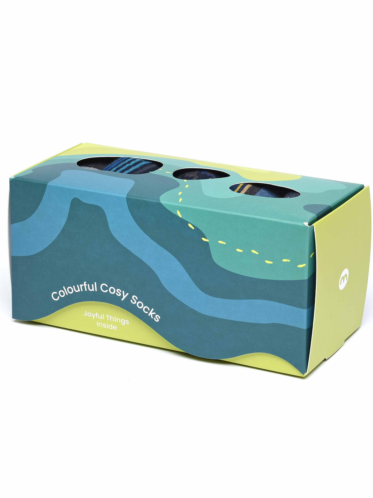 HILLSIDE SOCK BOX GREY MULTI