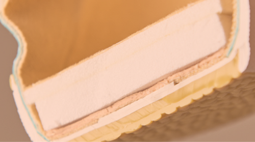 Joyful foam underfoot with a subtle heel lift