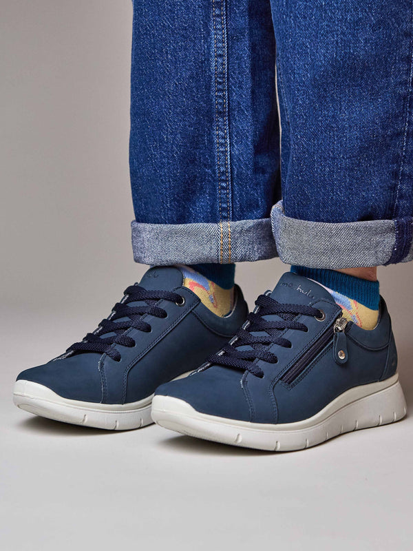 KENSEY INDIGO NUBUCK