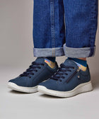 KENSEY INDIGO NUBUCK