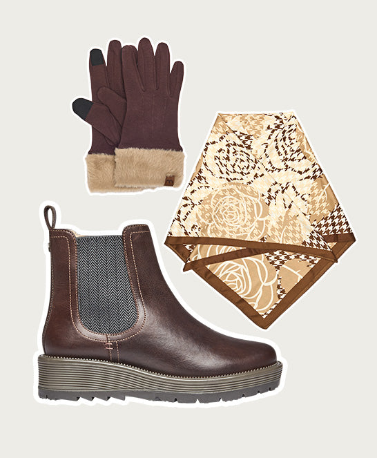 Brown leather ankle boots - KOS CHOCOLATE
