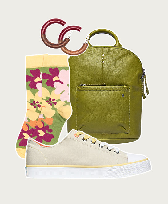 Neutral casual lace-up trainers - MARRAKECH 4 OATMEAL