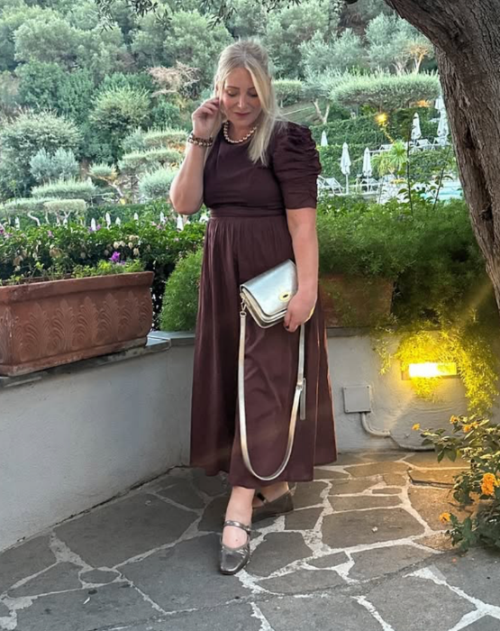 @40fashionandlifestyle from Mawgan Pewter Metallic