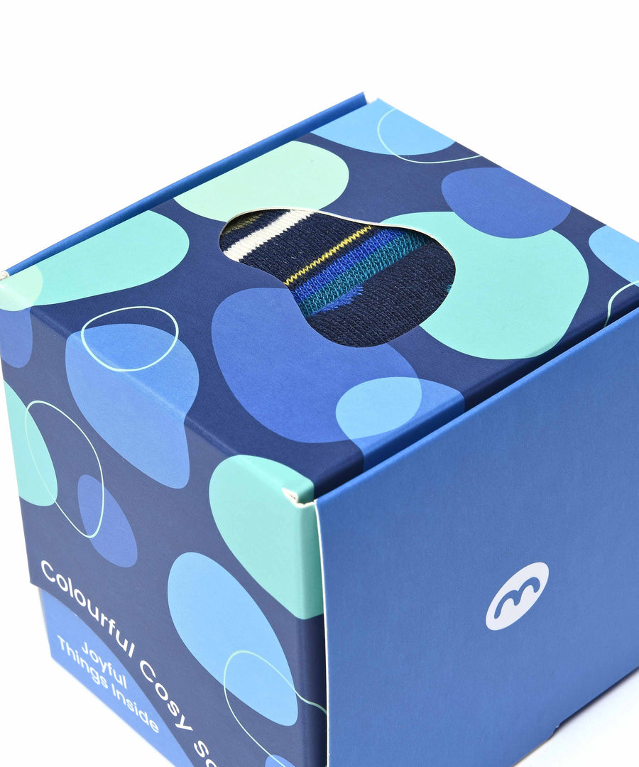 MINKIE SOCK BOX INDIGO