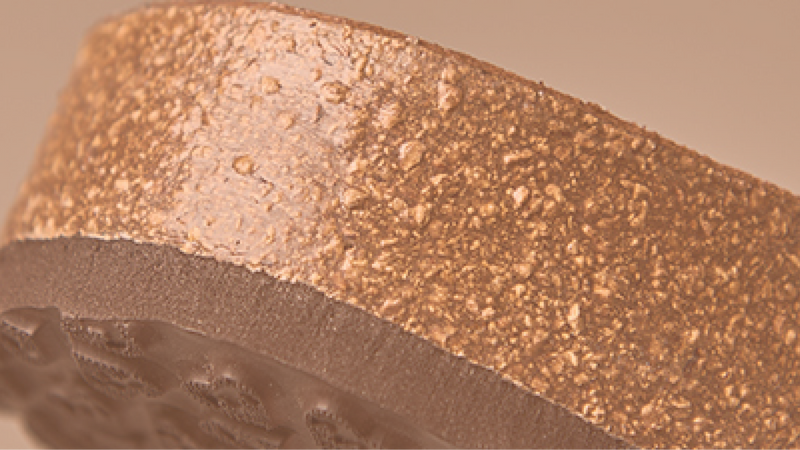 Natural cork footbed