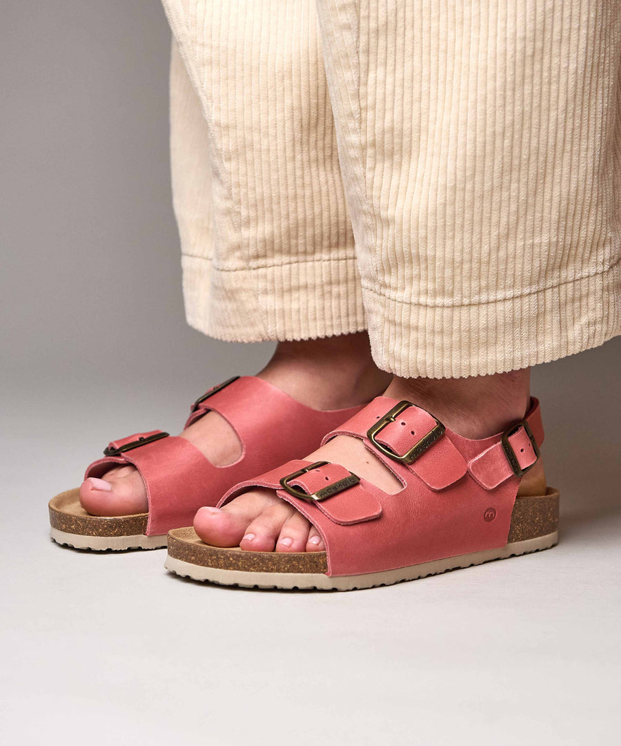 PALME CORAL PINK WAXY LEATHER
