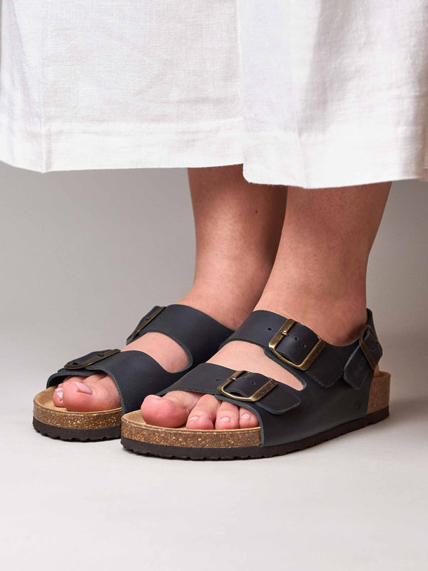 PALME INDIGO WAXY LEATHER