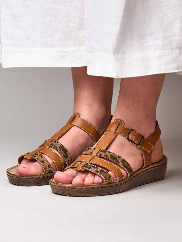 PARADAS TAN/LEOPARD PRINT