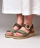 PENHALE BROWN/DARK SAGE NUBUCK