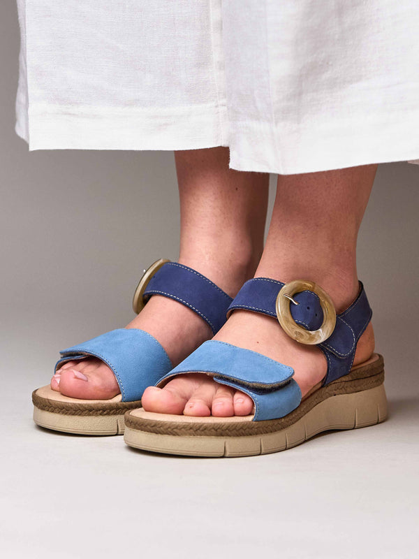 PENHALE INDIGO/DENIM NUBUCK