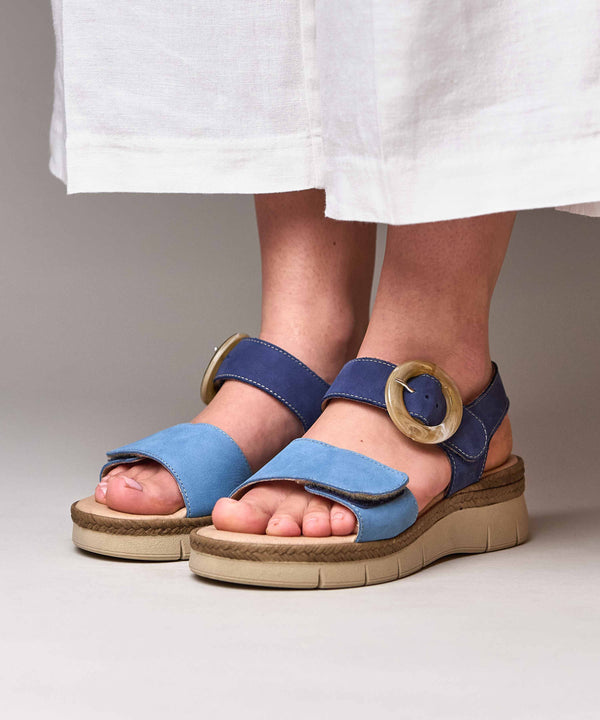 PENHALE INDIGO/DENIM NUBUCK