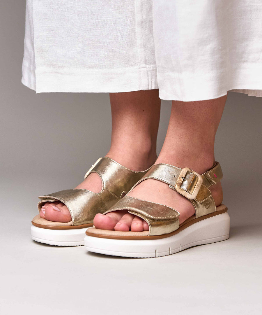 PERRAN GILT METALLIC LEATHER
