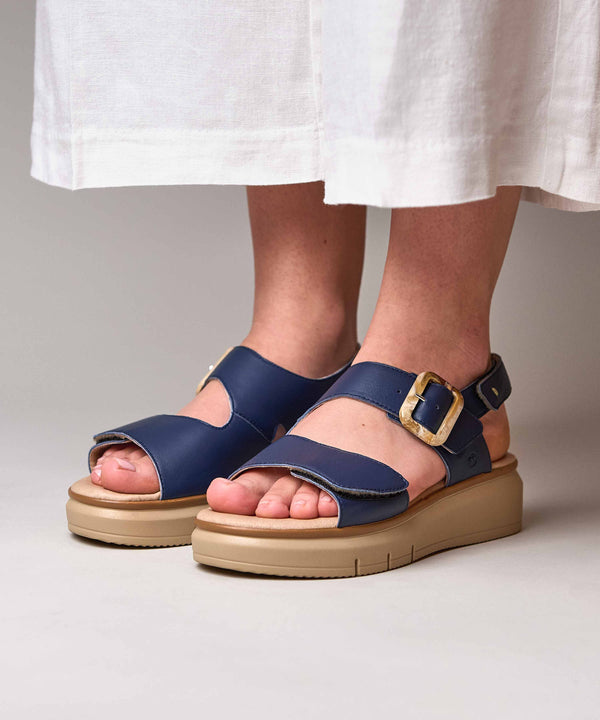 PERRAN INDIGO LEATHER